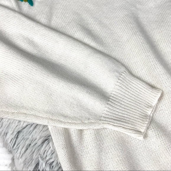 Vintage Maurada Crewel Work Chunky Knit Sweater - Picture 6 of 11